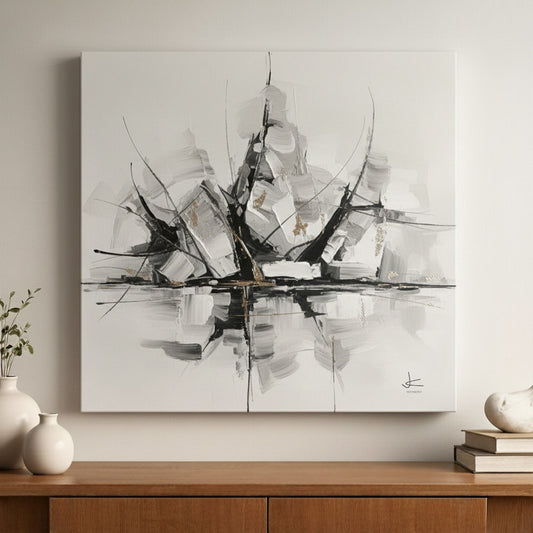 "Conquer" - Oil on Panel 39x39" (99,06cm x 99,06cm)