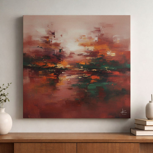 "Dawn" - Oil on Panel 39x39" (99,06cm x 99,06cm)