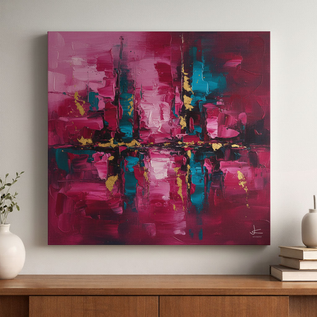 "Flourish" - Oil on Panel 39x39" (99,06cm x 99,06cm)