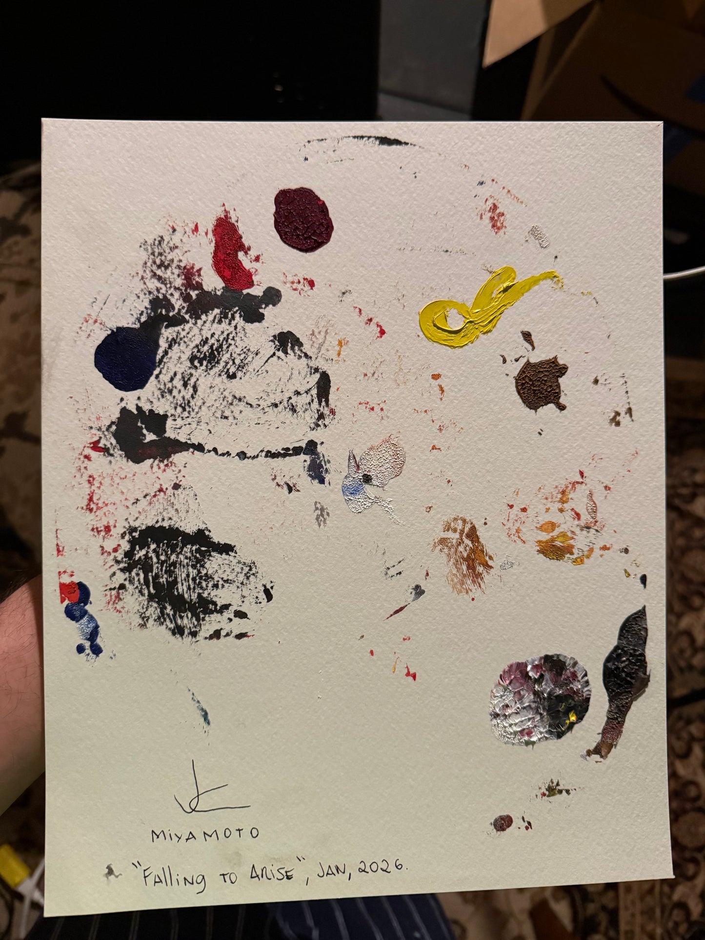 Original Abstract Realism Oil Portrait Painting | "Falling to Arise" | Colorful Expressionist Fine Art | Process Documented YouTube Live