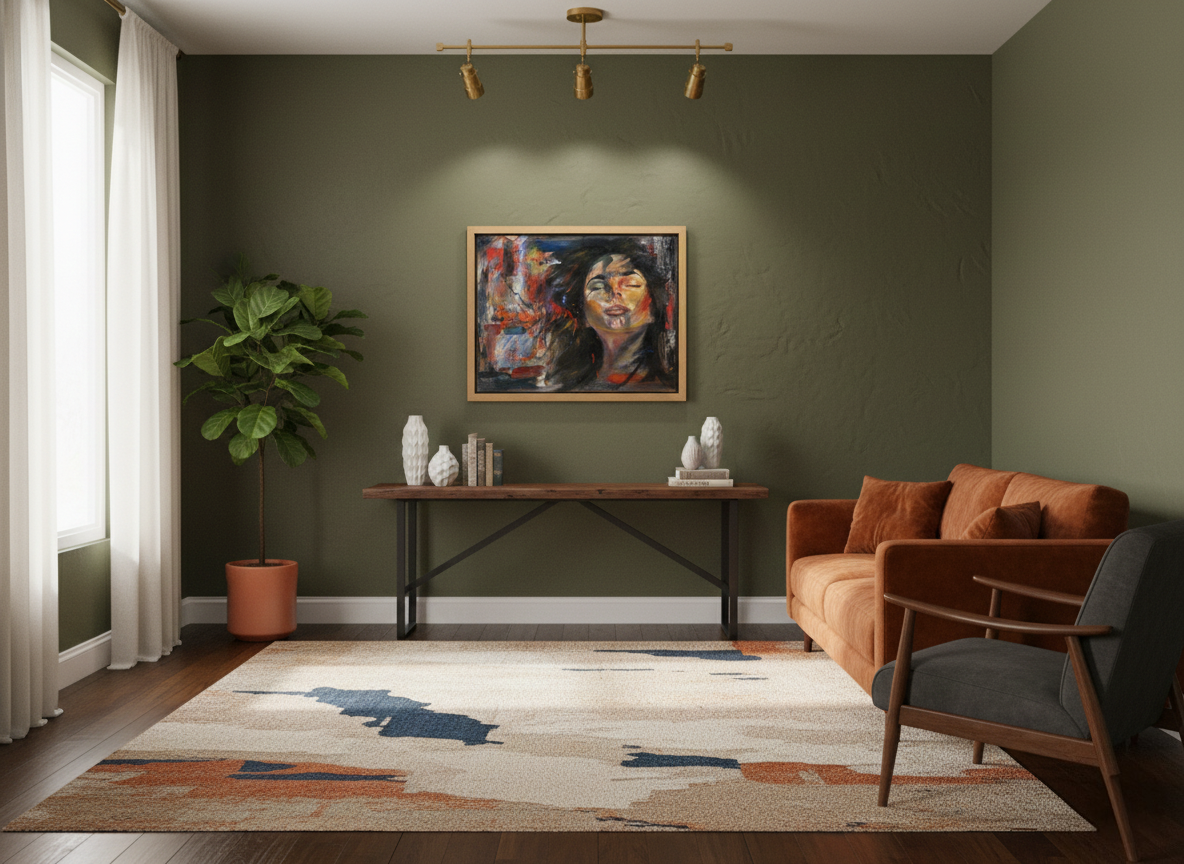 Original Abstract Realism Oil Portrait Painting | "Falling to Arise" | Colorful Expressionist Fine Art | Process Documented YouTube Live