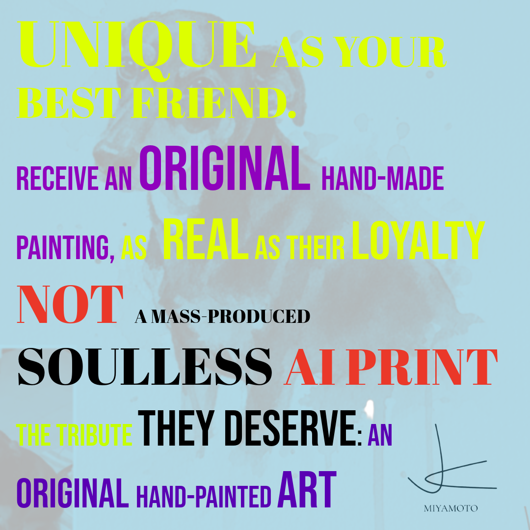 FREE Custom Mug + Watercolor Custom Dog Portrait Memorial - Original Hand-Painted Pet Loss Gift or Life Tribute - LIVE Video Provenance