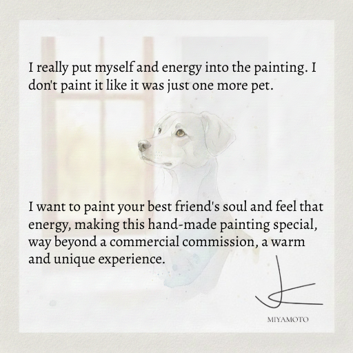 FREE Custom Mug + Watercolor Custom Dog Portrait Memorial - Original Hand-Painted Pet Loss Gift or Life Tribute - LIVE Video Provenance