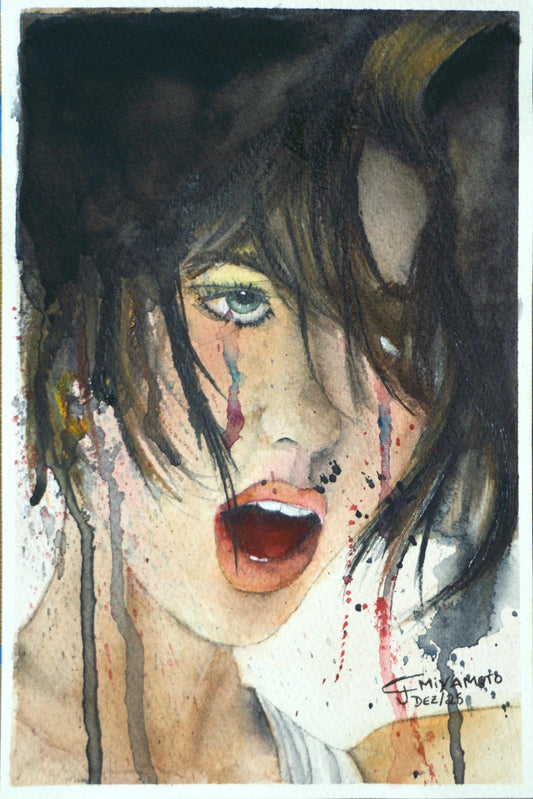 Original: Unmade to Become — Empowering Rebirth Watercolor on Paper | Transformational Wall Art for Women